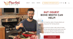 Desktop Screenshot of fearlesseating.net